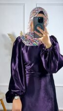 Robe en velours