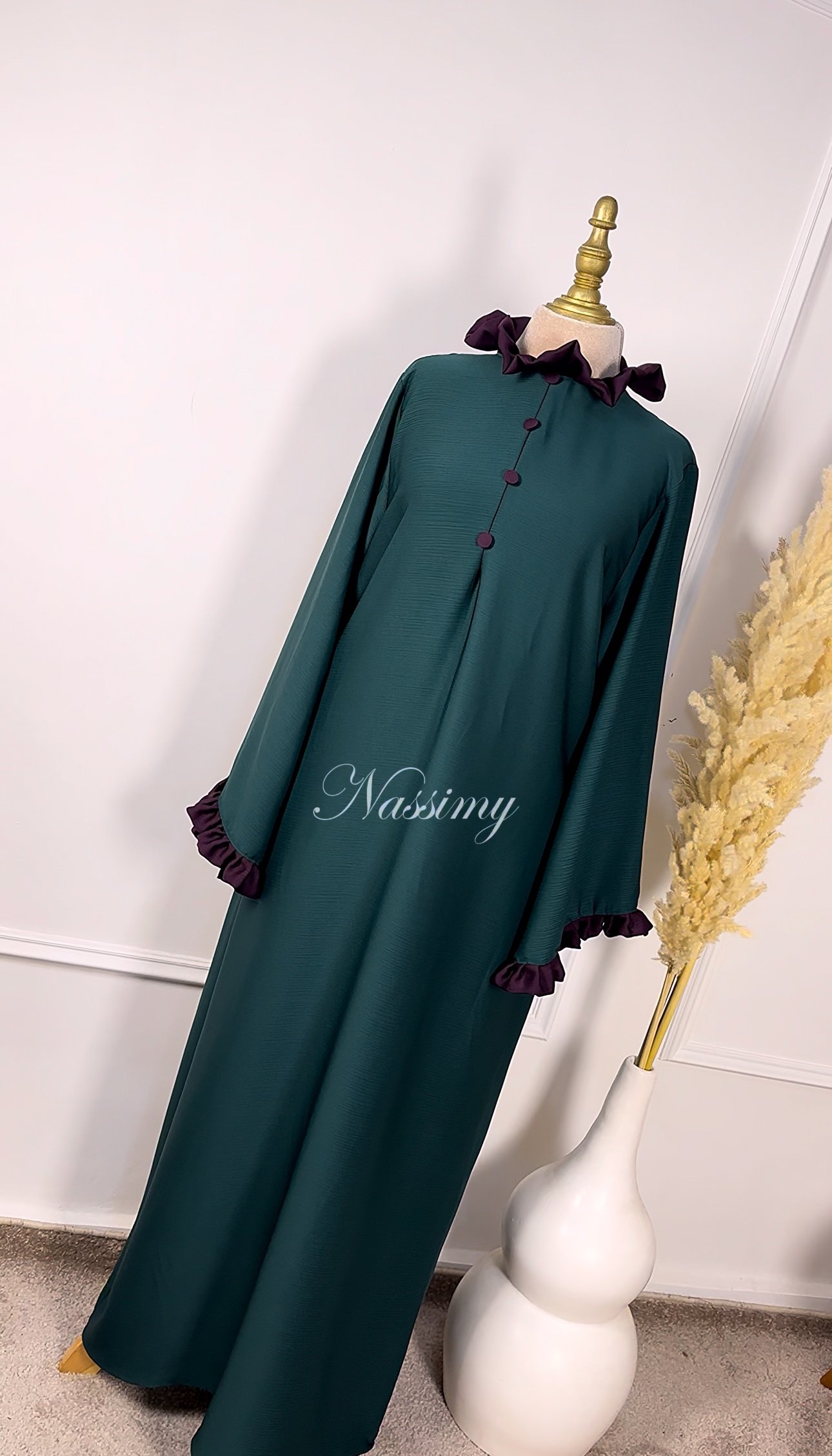 Abaya à boutons – Image 4