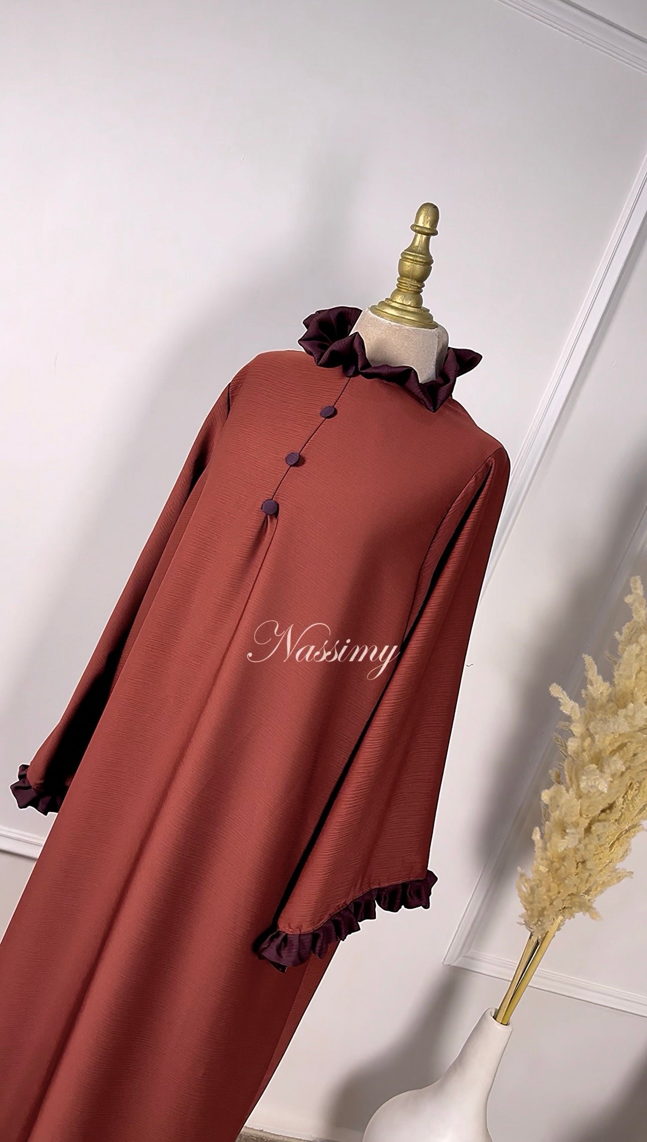 Abaya à boutons – Image 6