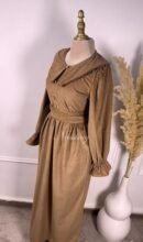 Robe princesse caramel