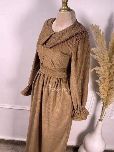 Robe princesse caramel
