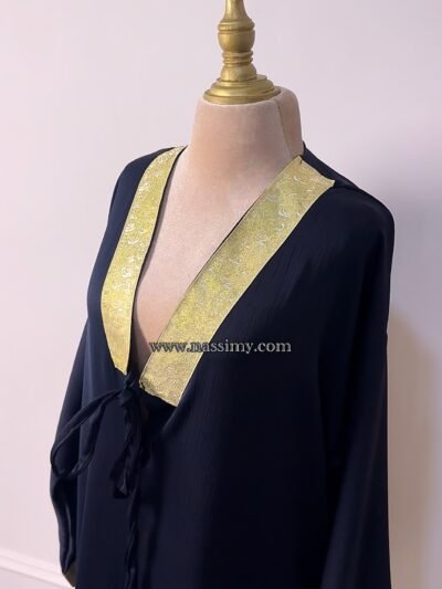 Abaya kimono avec dentelle