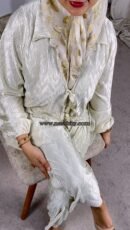 Ensemble kimono et pantalon plissé