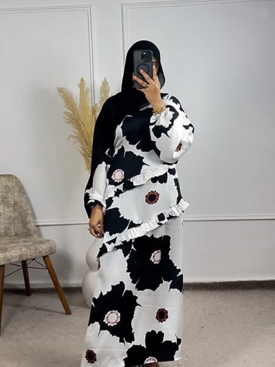 Robe royale satinée