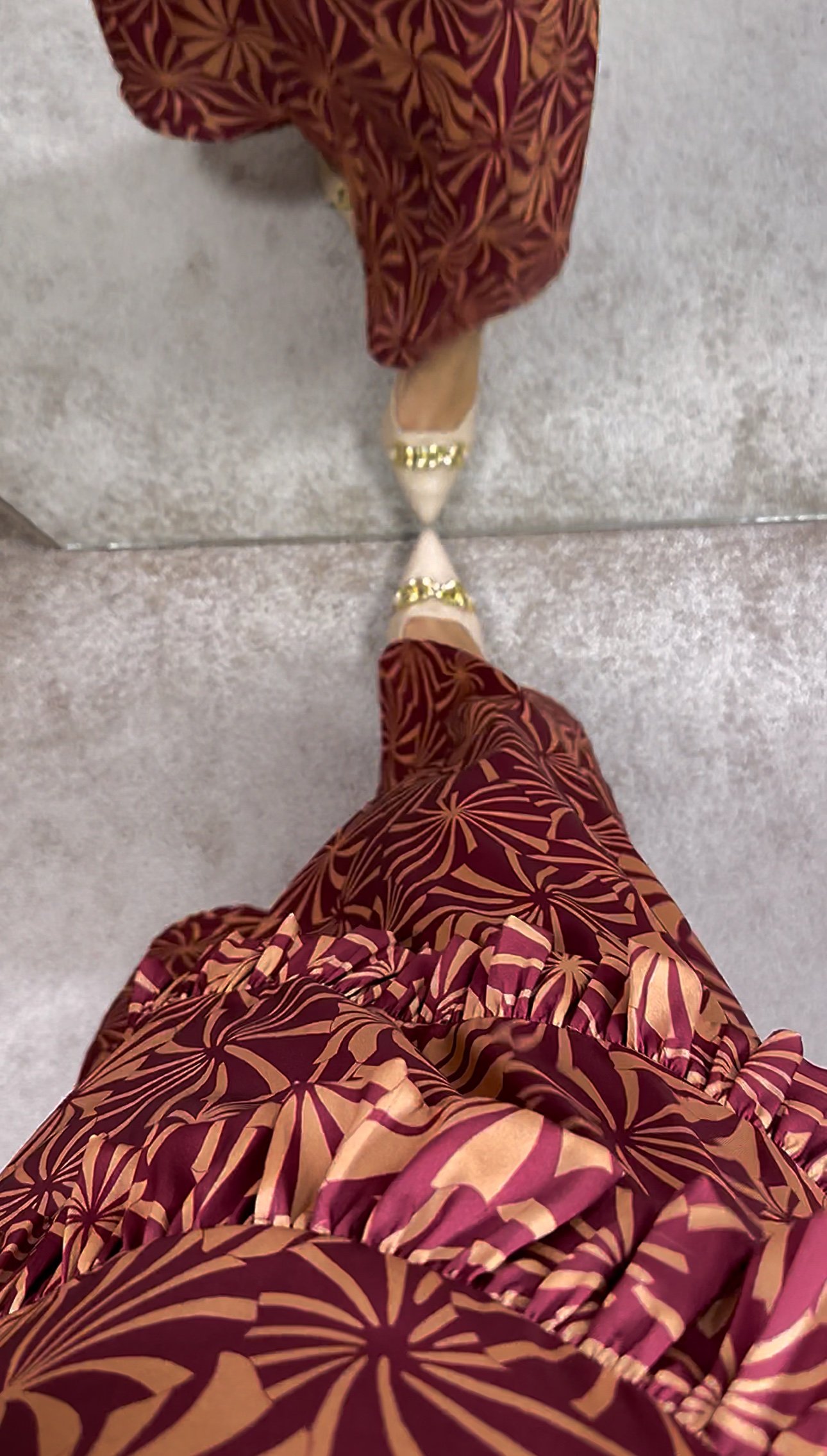 Robe satinée royale – Image 6