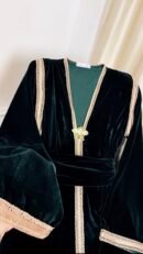 Caftan vert royal marocain