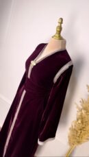 Caftan marocain burgundy