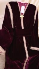 Caftan marocain burgundy