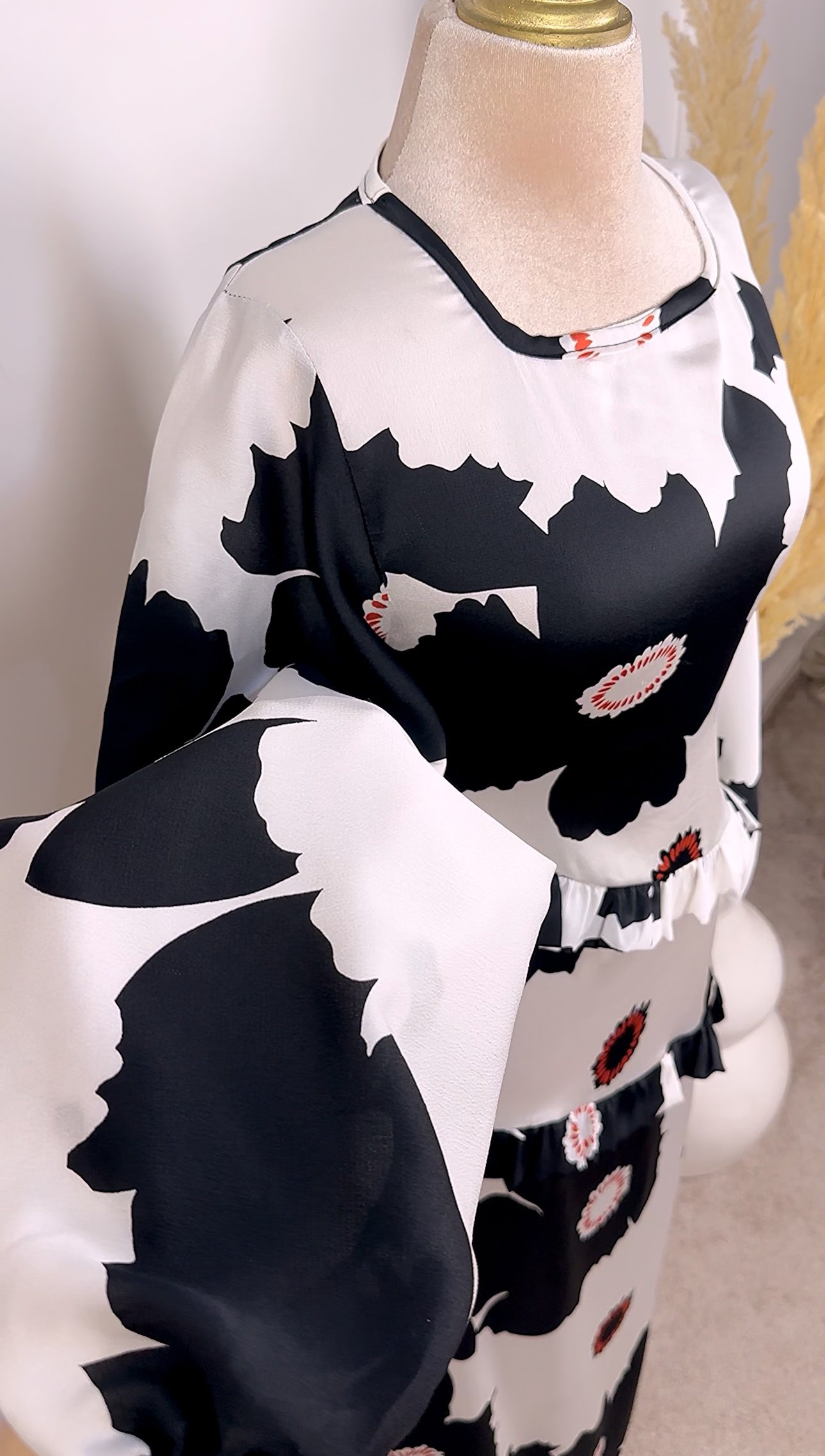 Robe royale satinée