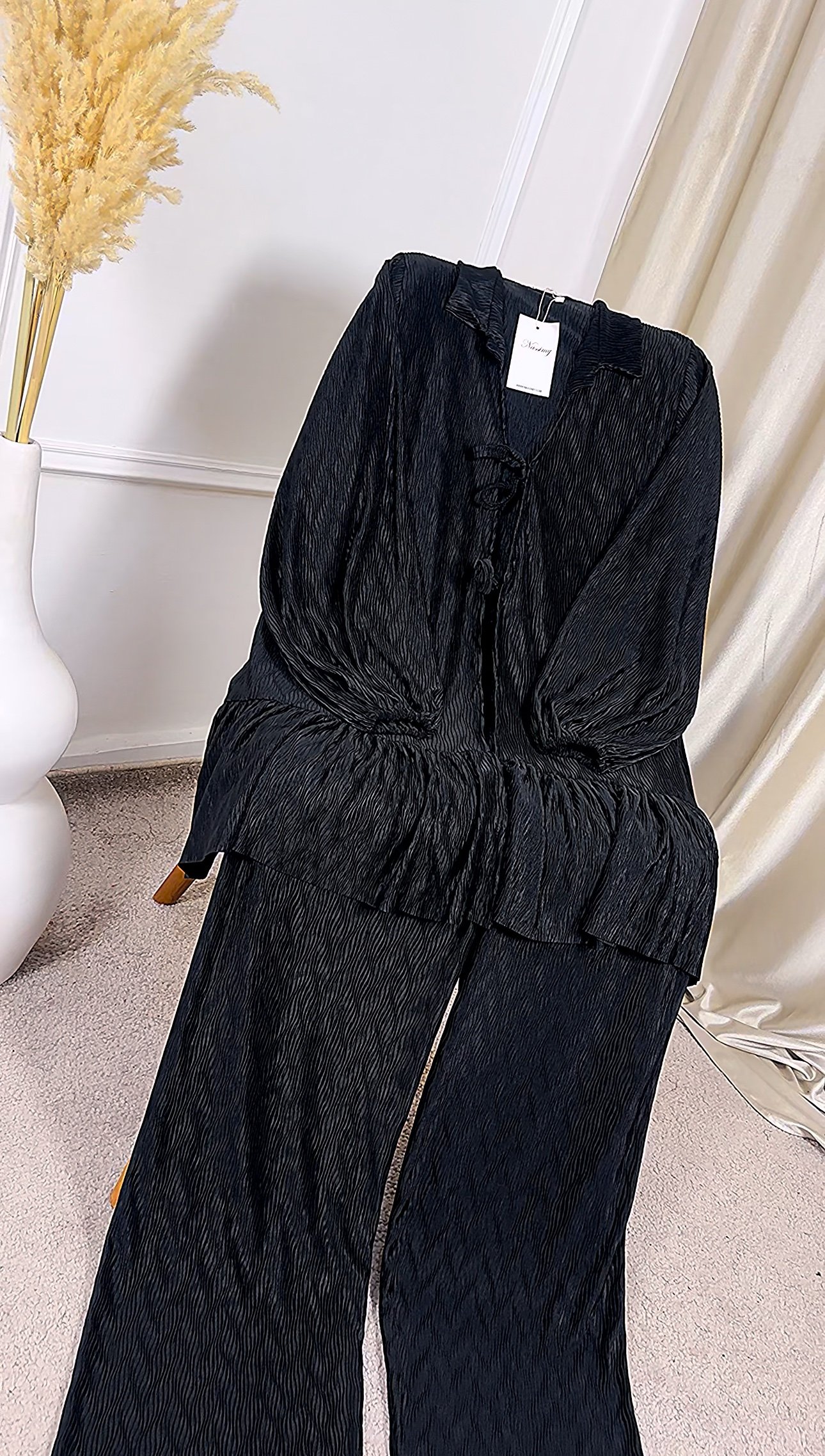 Ensemble avec pantalon plissé – Image 2