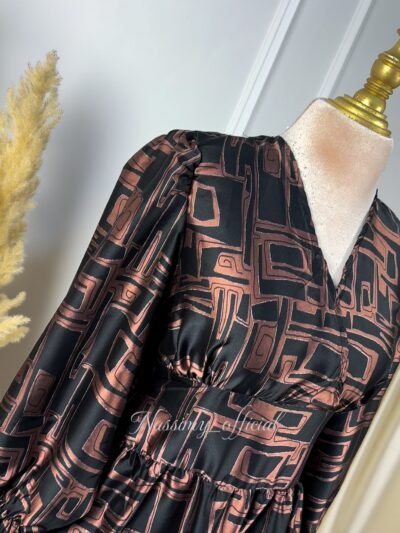 Robe princesse satinée