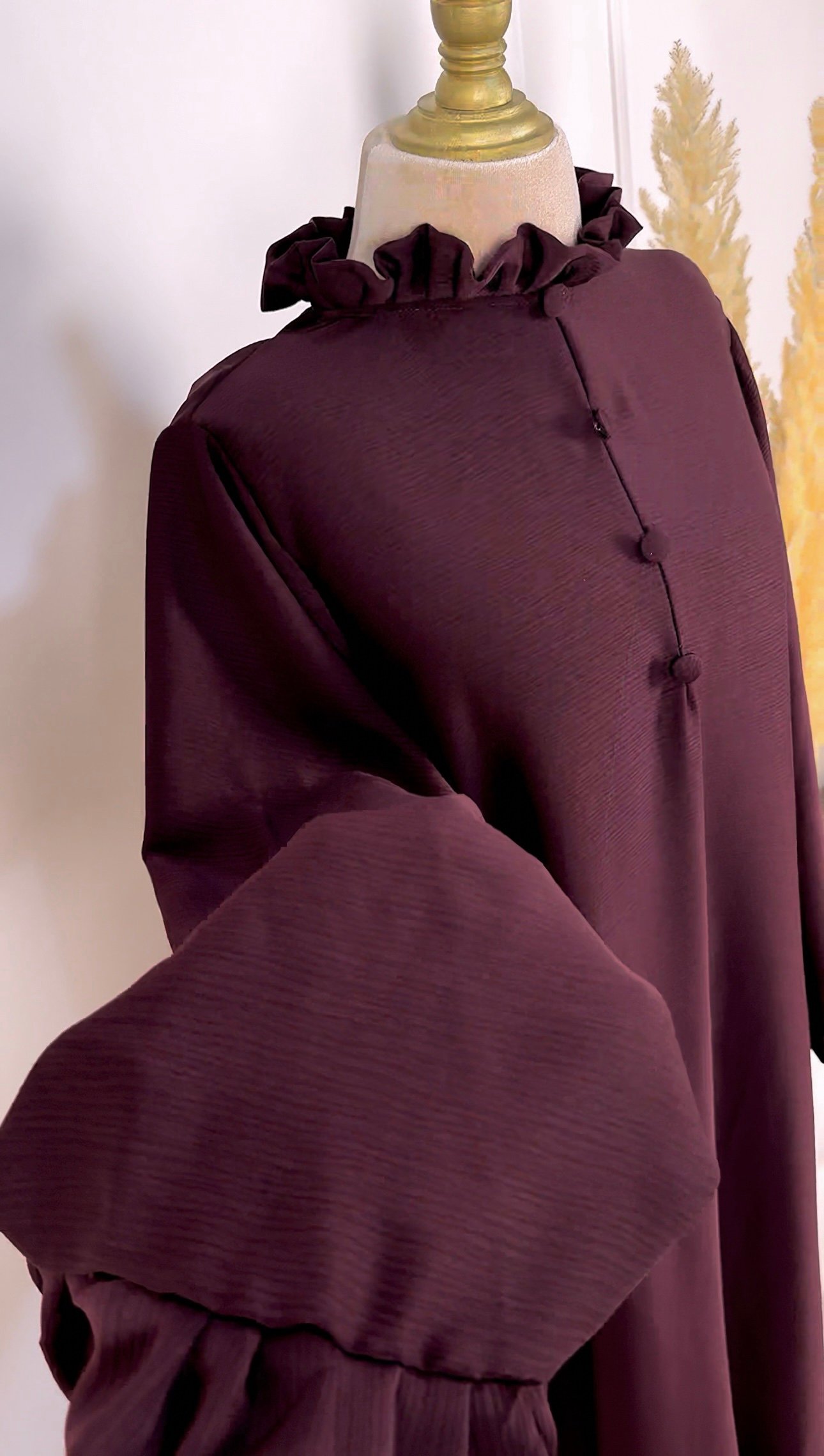 Abaya à boutons – Image 3