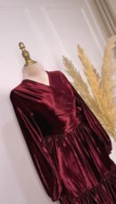 Ensemble en velours jupe et kimono