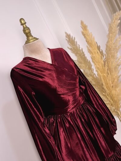 Ensemble en velours jupe et kimono