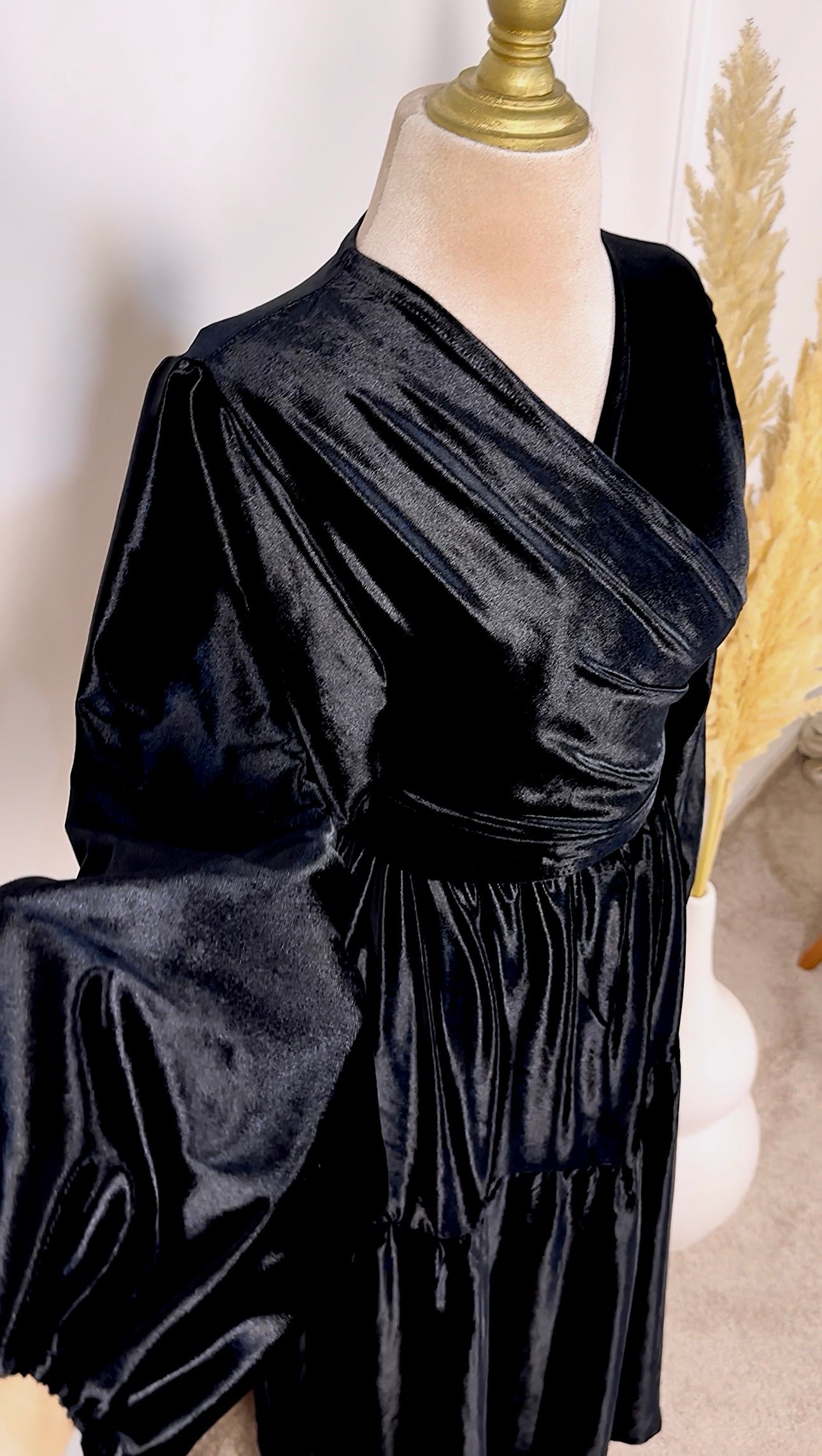 Ensemble en velours jupe et kimono – Image 6