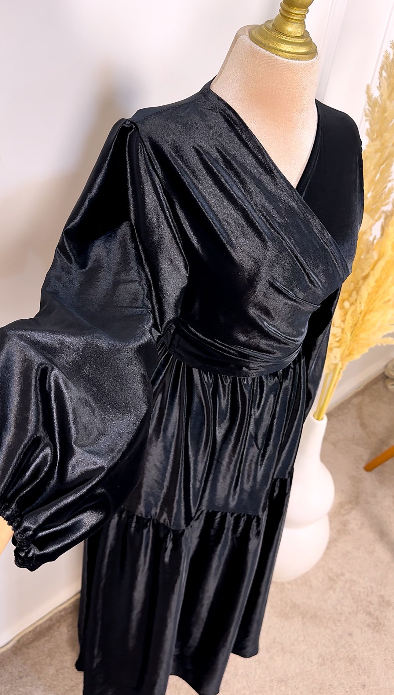 Ensemble en velours jupe et kimono – Image 5