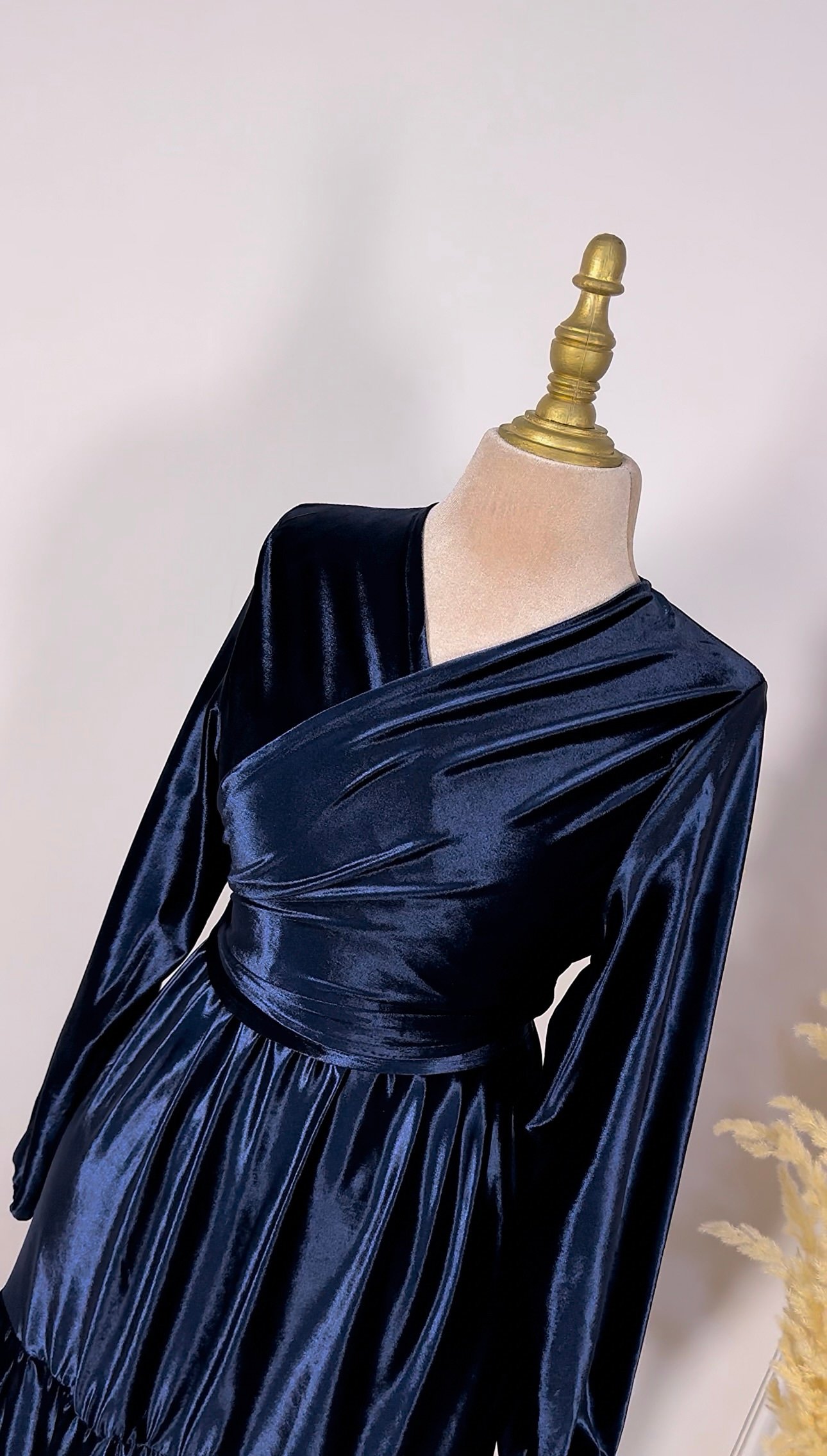 Ensemble en velours jupe et kimono – Image 7