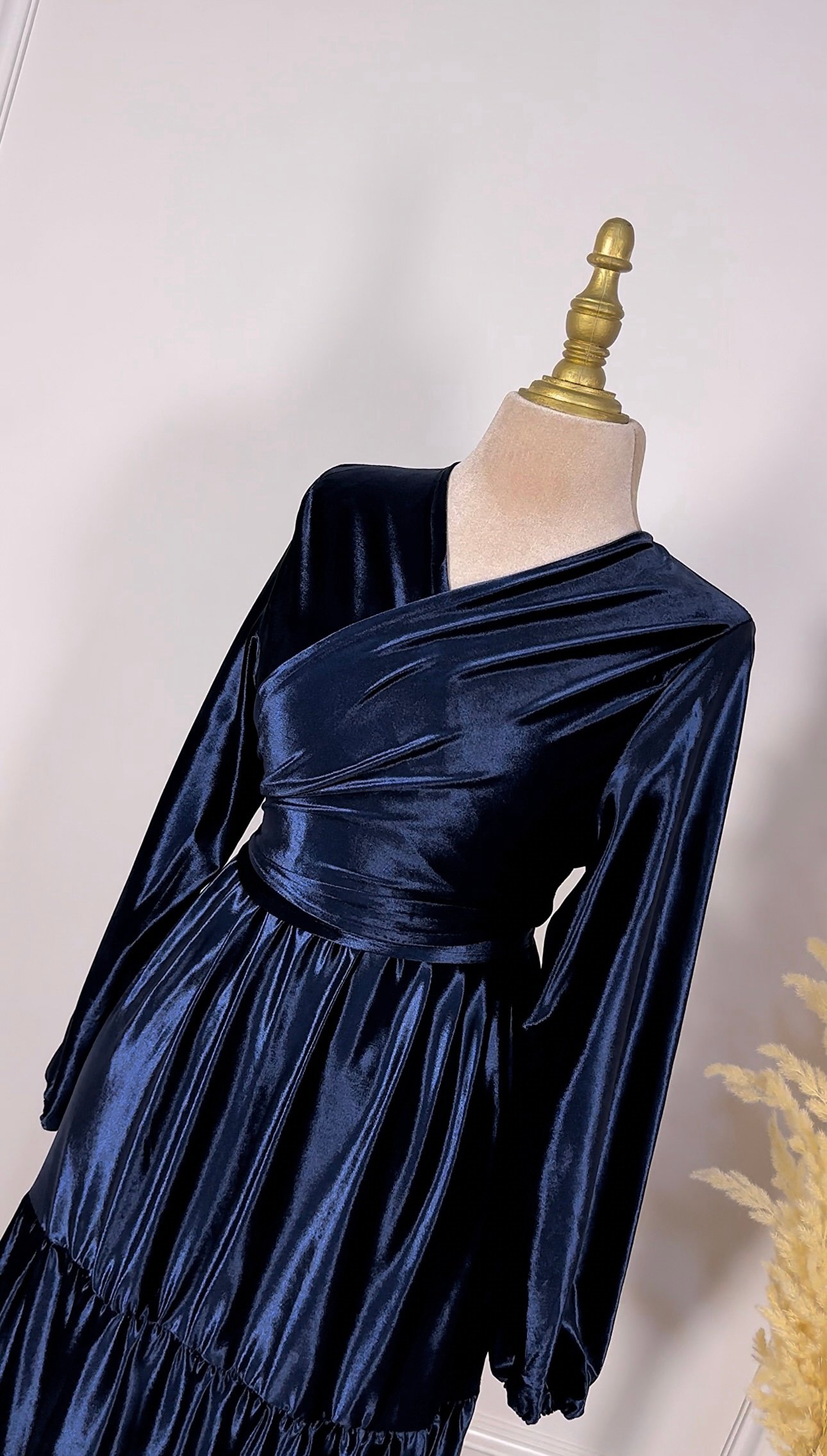 Ensemble en velours jupe et kimono – Image 5