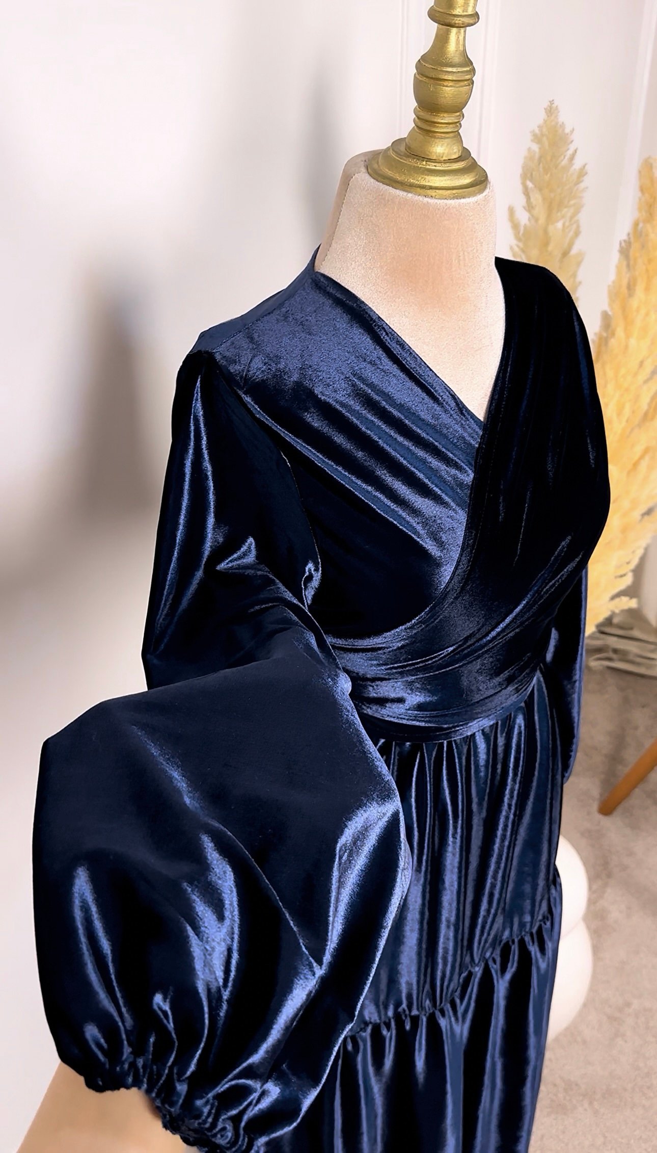 Ensemble en velours jupe et kimono