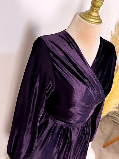 Ensemble en velours jupe et kimono