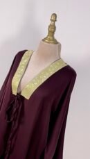Abaya kimono burgundy