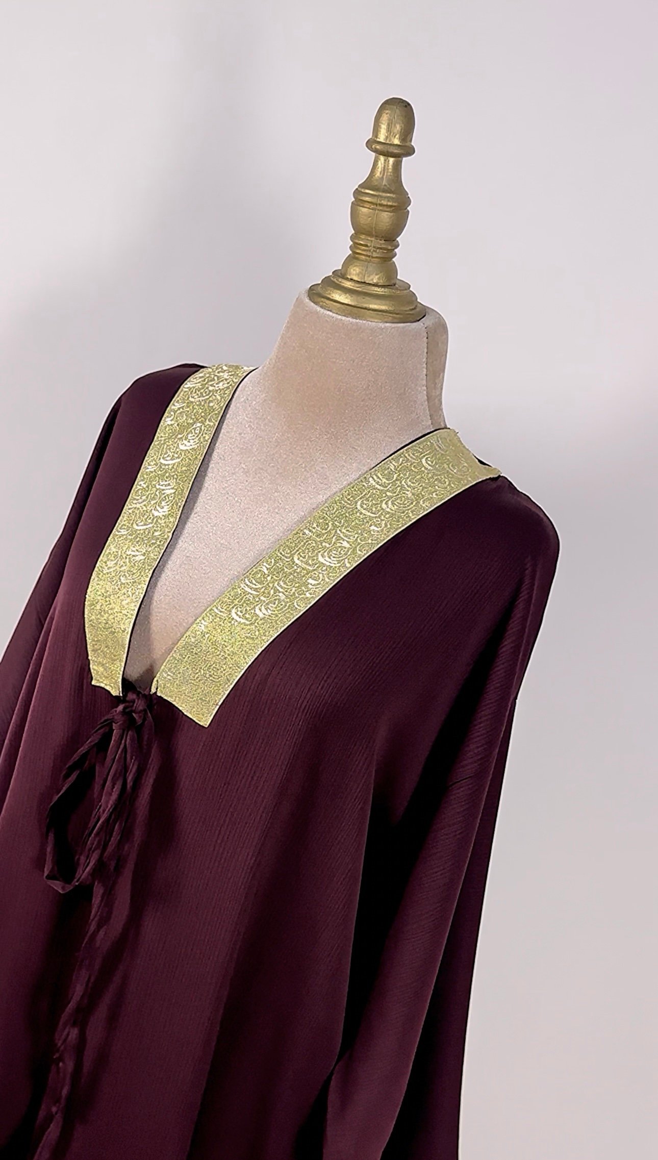 Abaya kimono burgundy