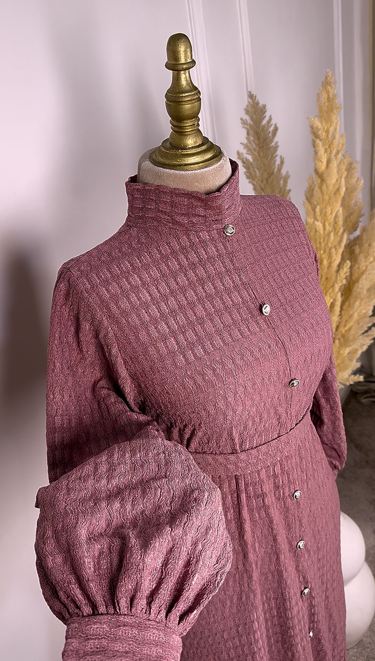 Robe princesse à boutons