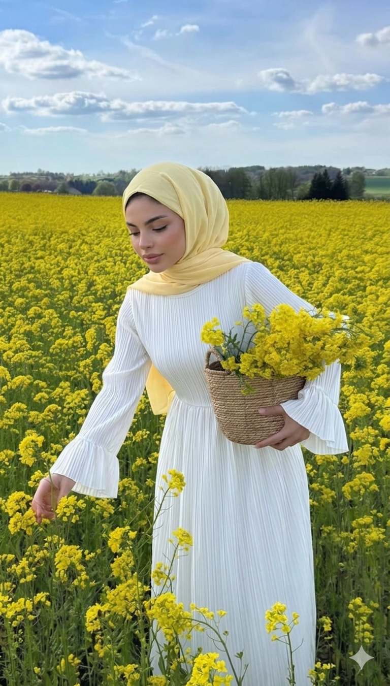 Robe blanche plissé – Image 8