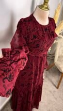 Robe cloche en mousseline