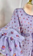 Robe cloche en mousseline