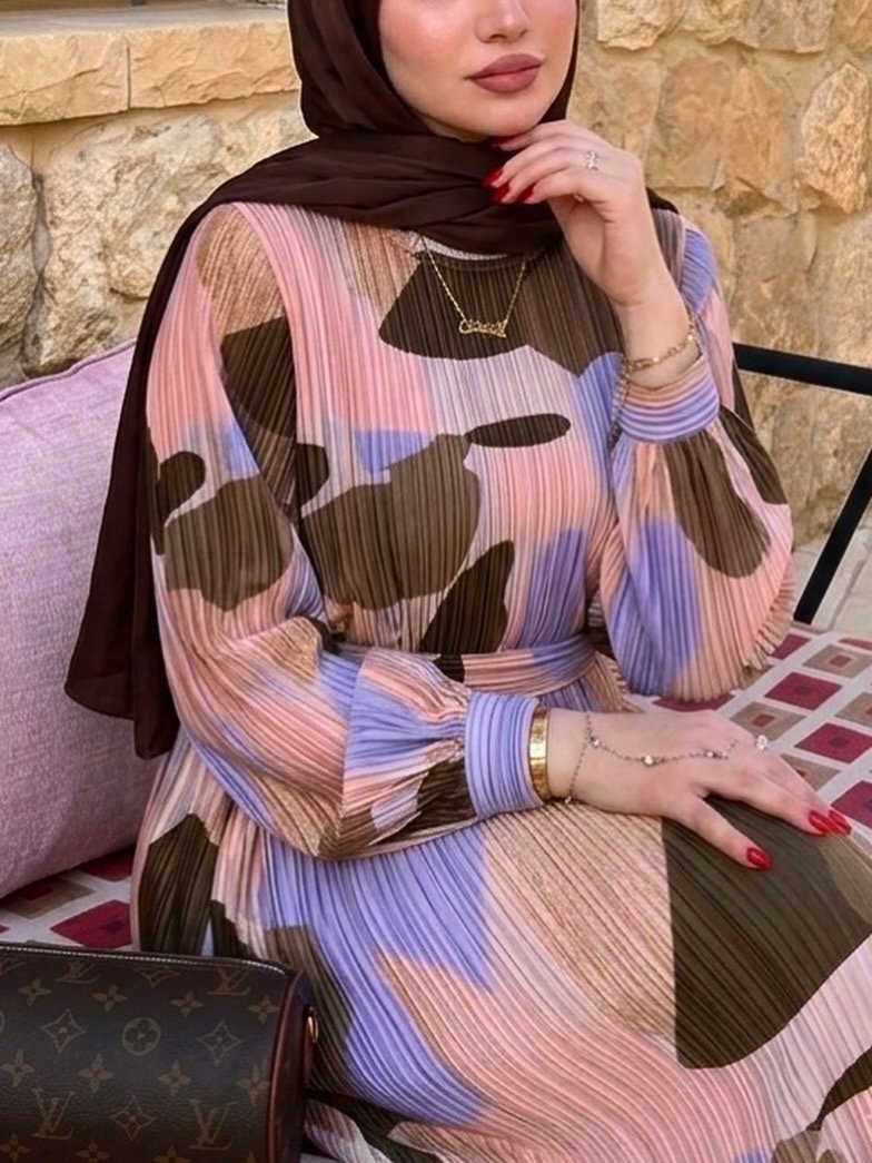 Robe en maille plissé – Image 6