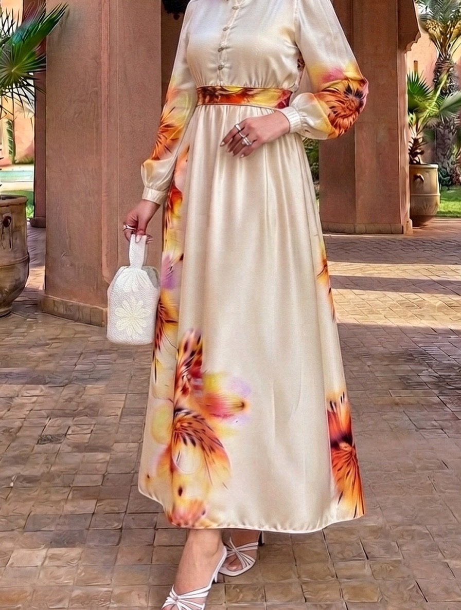 Robe en coton satiné – Image 4