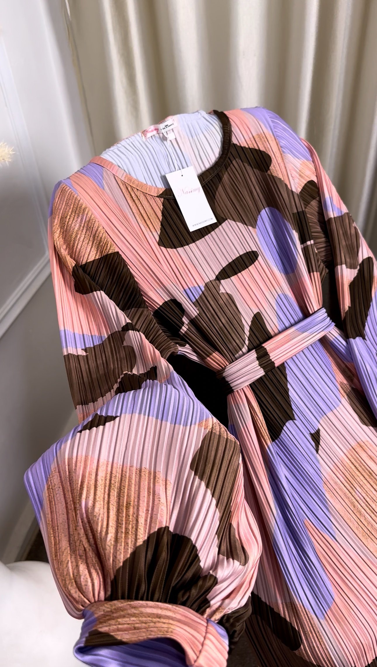 Robe en maille plissé – Image 8