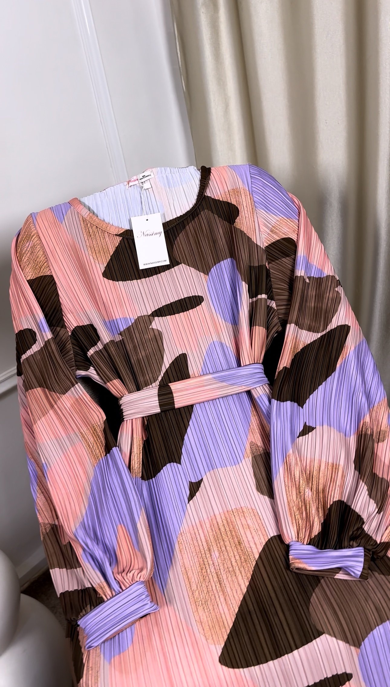 Robe en maille plissé – Image 5
