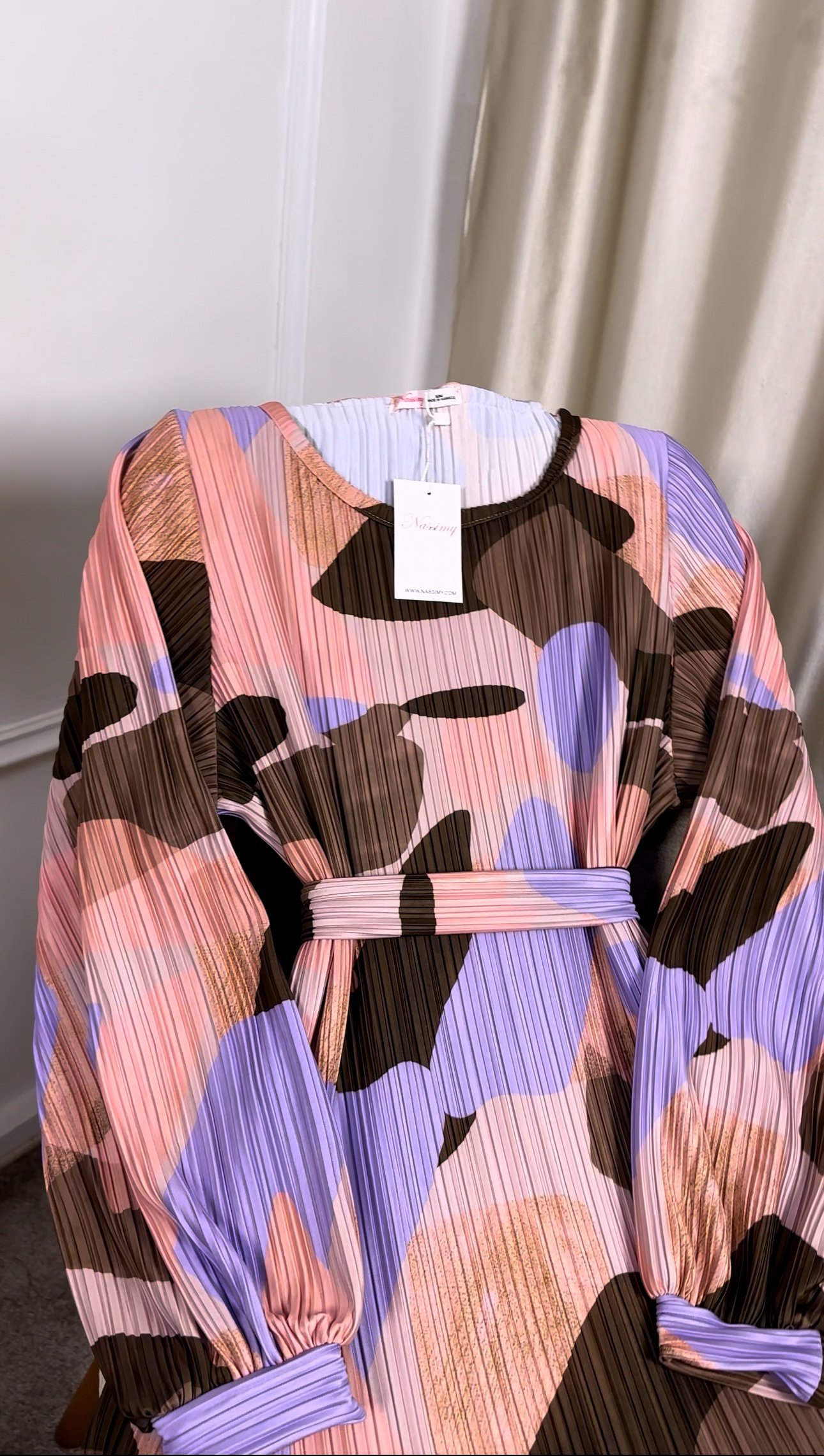Robe en maille plissé – Image 2