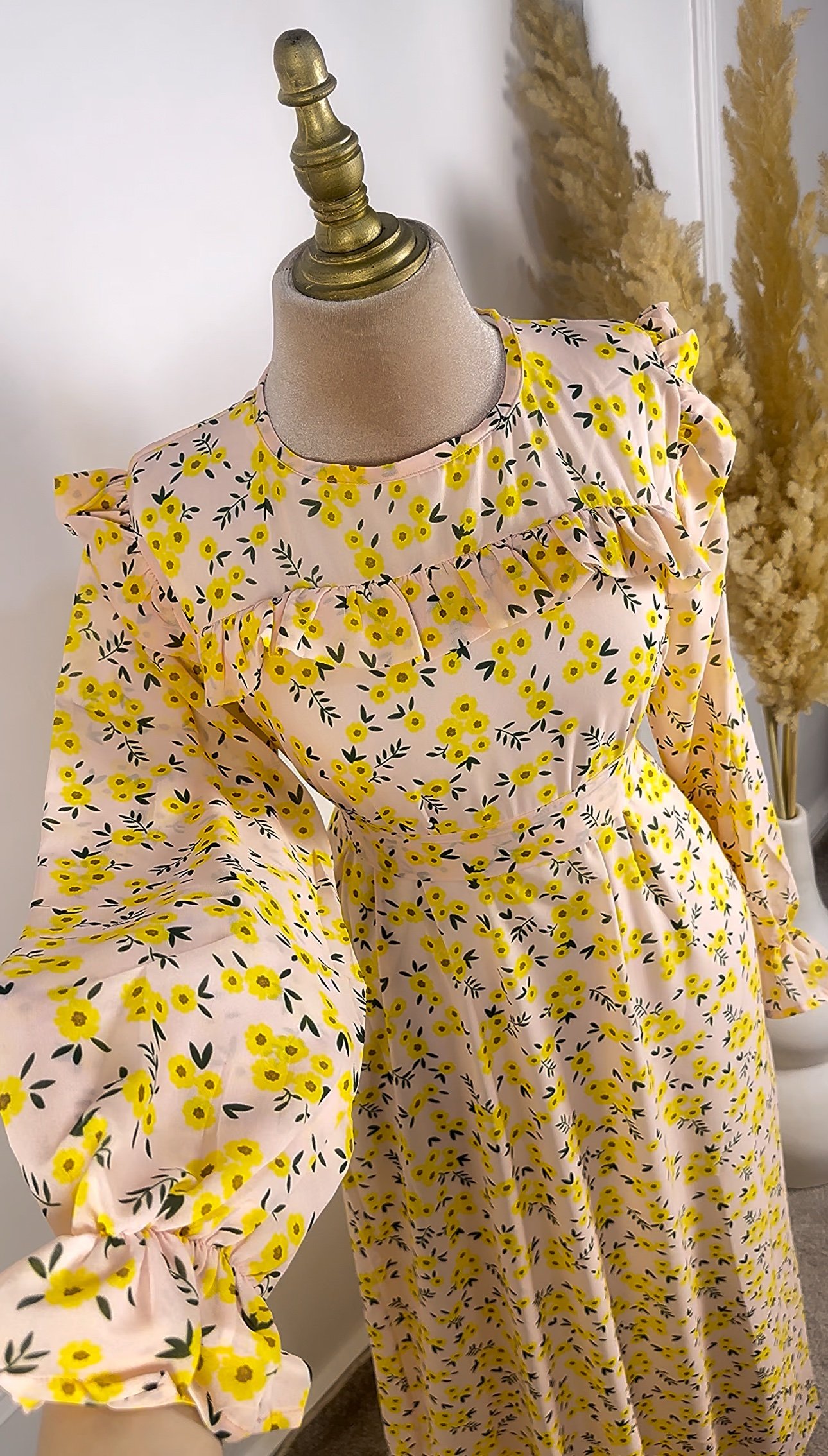 Robe en moussline avec un doublure sans manches – Image 6