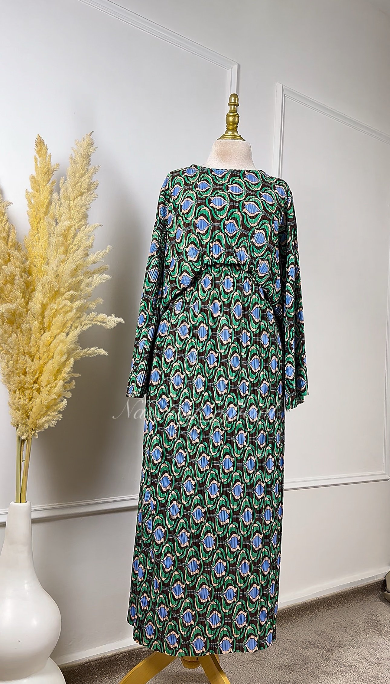 Ensemble jupe et blouse plissé – Image 4