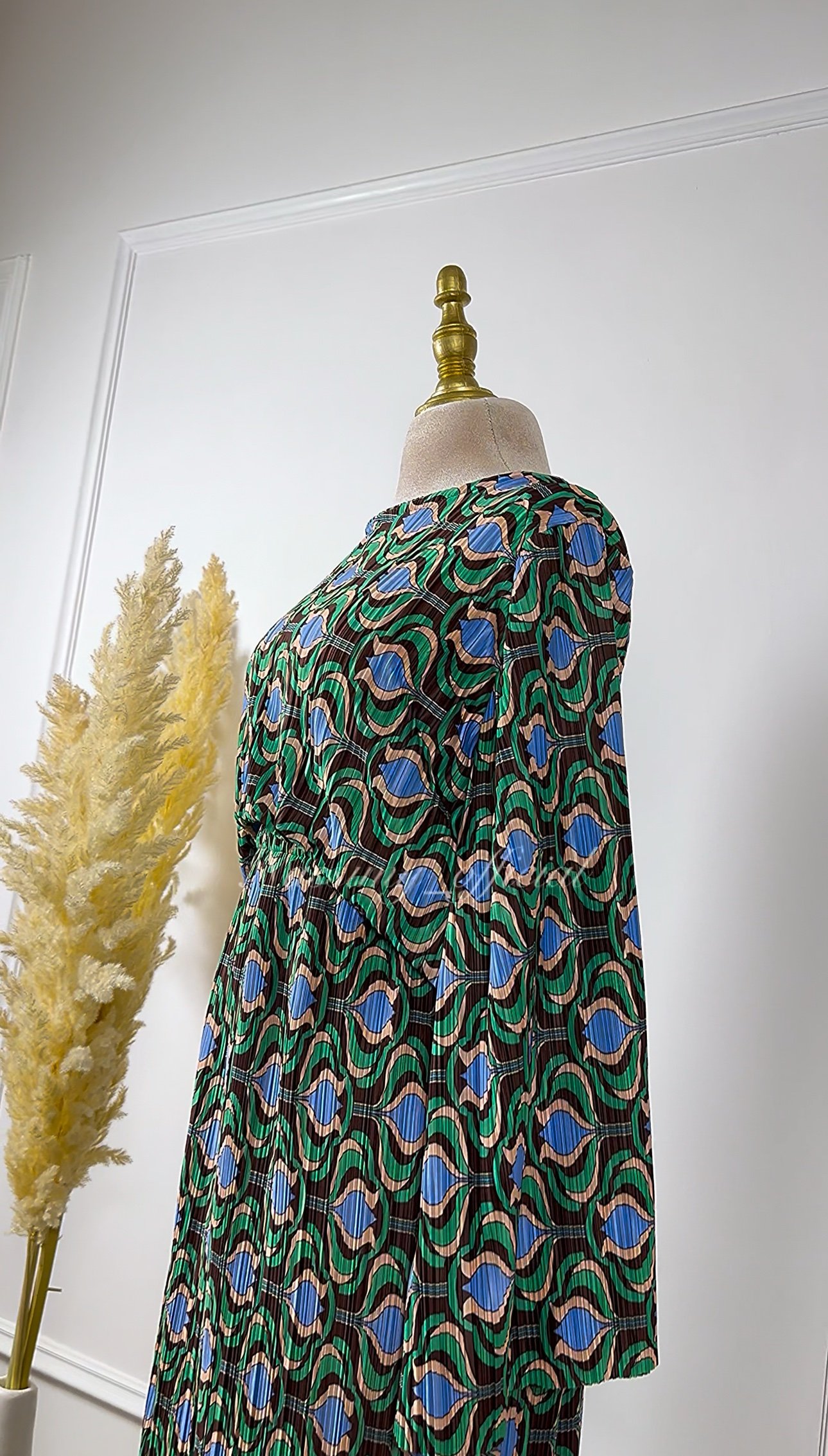 Ensemble jupe et blouse plissé – Image 3
