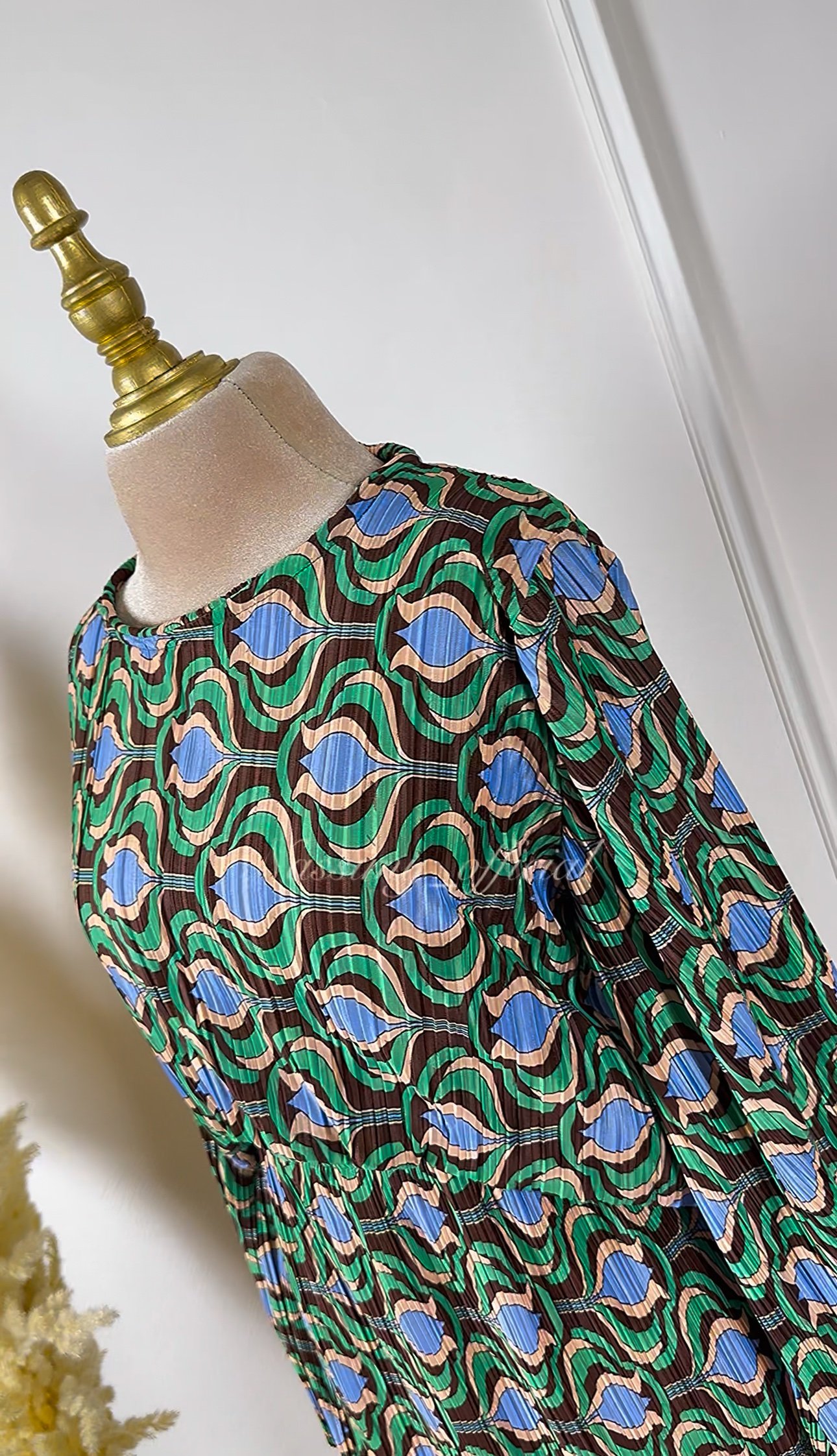 Ensemble jupe et blouse plissé – Image 2