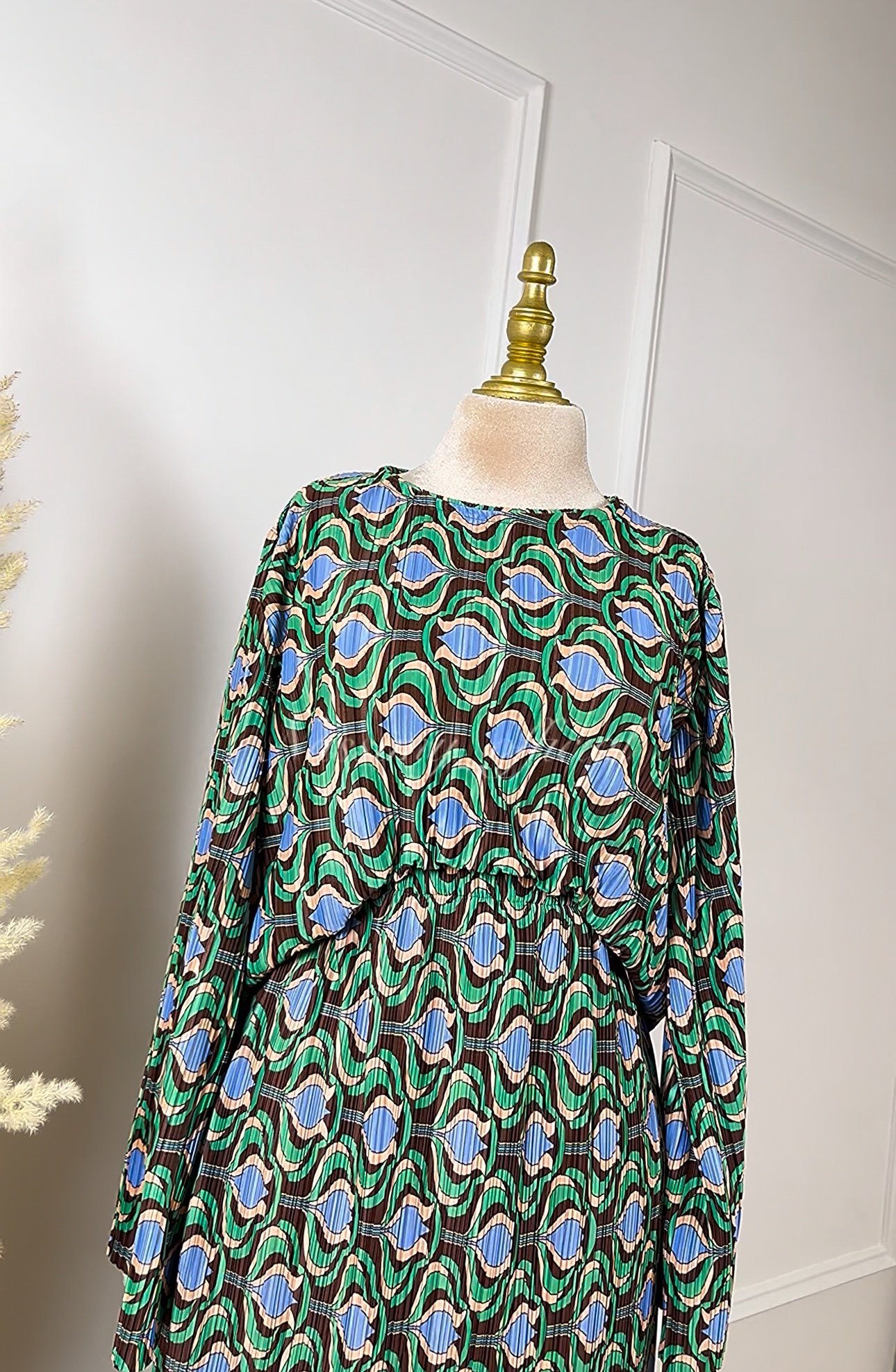 Ensemble jupe et blouse plissé – Image 5