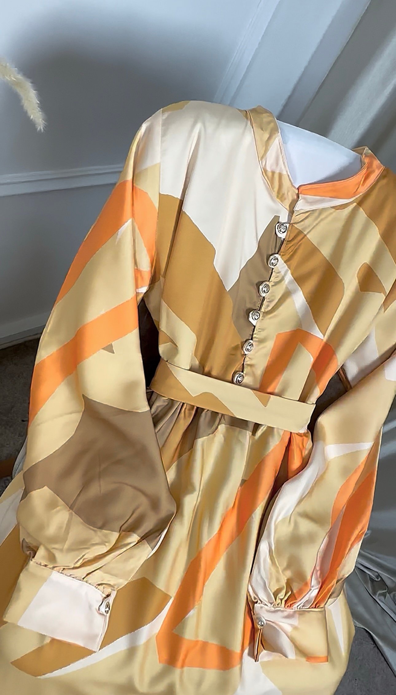 Robe en coton satiné – Image 2