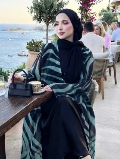 Kimono en tissu mousseline